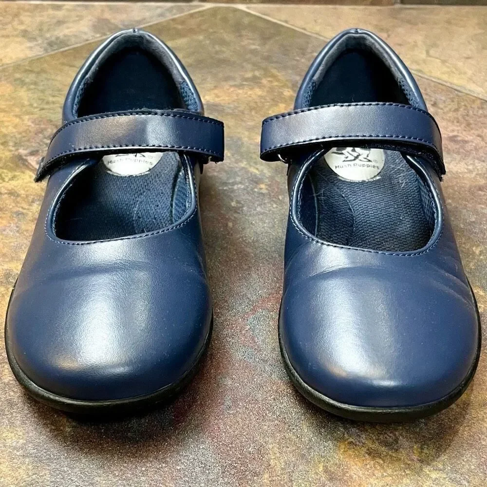 Hush Puppies Lexi Blue Mary Jane Slip-on Shoes 3 M